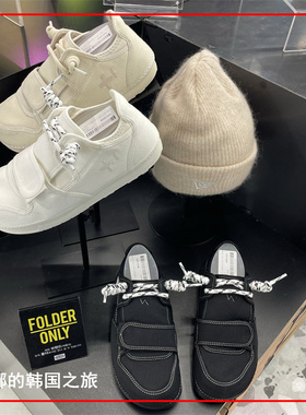 韩国代购 OTZ花朵透气格子低帮休闲鞋情侣潮鞋帆布鞋大头丑萌鞋