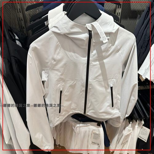 韩国代购lululemon Lightweight防水透气运动跑步外套夹克LW4CNYS