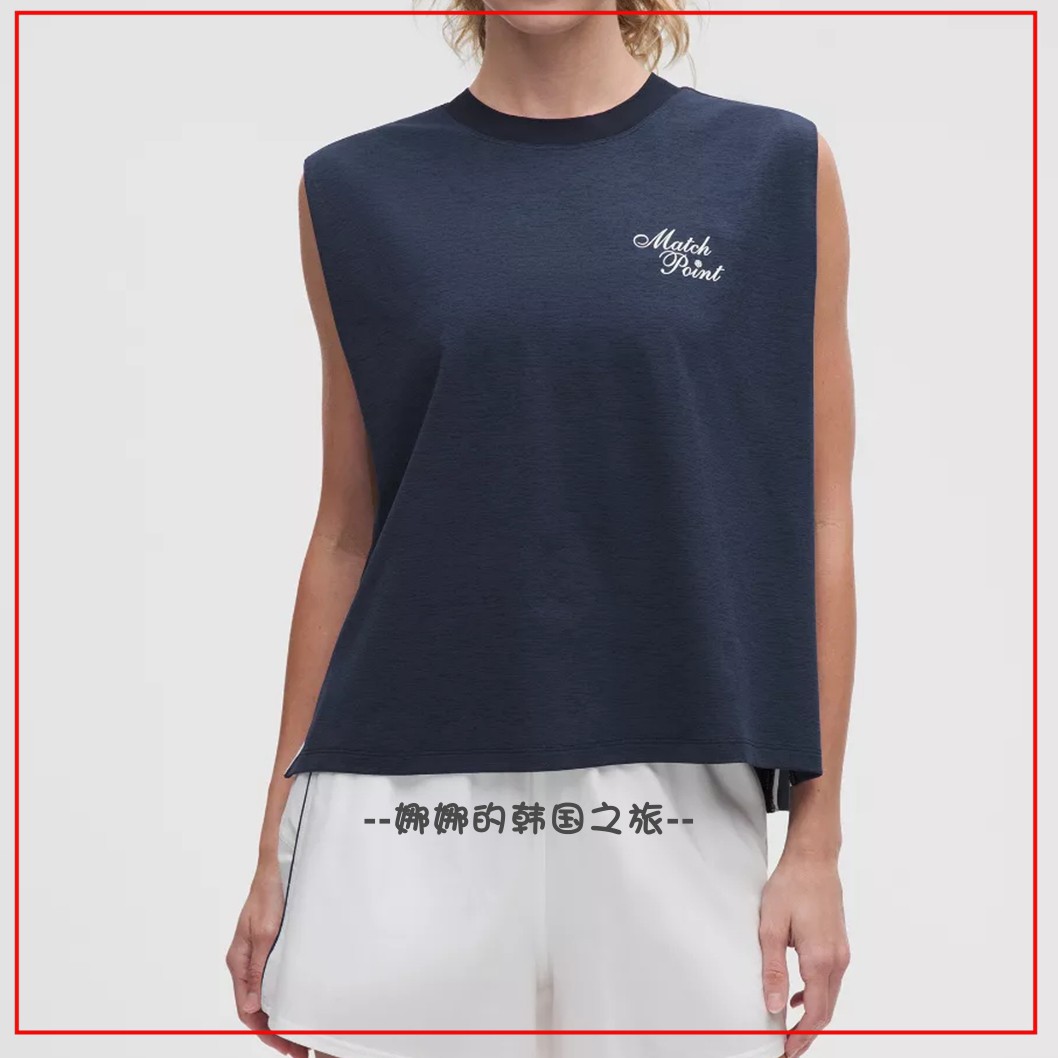 露露乐蒙吸汗速干网球背心