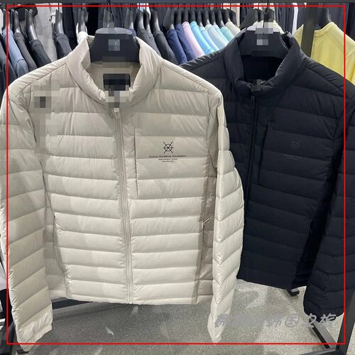 轻量羽绒服防风连帽短外套男