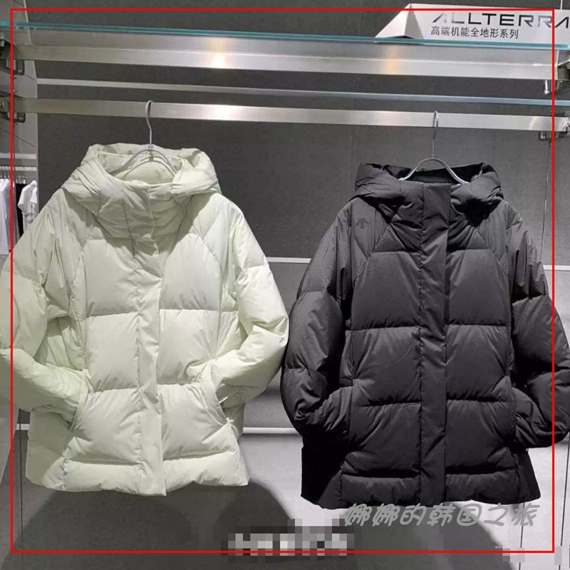 韩国代购正品冬季鹅绒保暖加厚羽绒服防风女款收腰外套D4432TDJ30