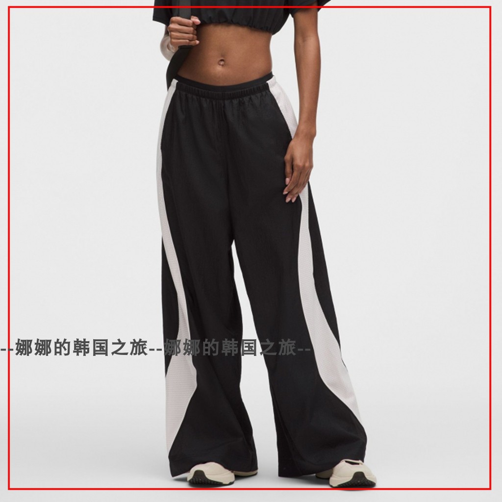 韩国代购lululemon License to Train 运动休闲中腰阔腿裤LW5IIUS