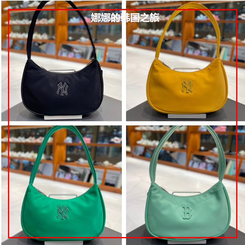 MLB女款腋下包手机包金属标挎包