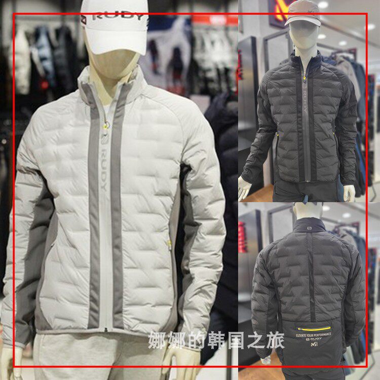 韩国直邮代购MILLET觅乐羽绒服冬季保暖男士鹅绒休闲轻量立领外套