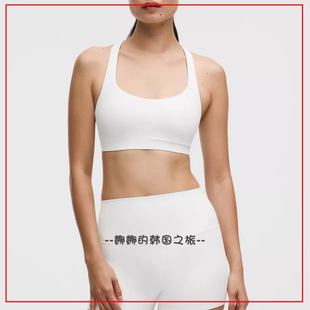 韩国代购lululemon FlexyFlex女瑜伽交叉肩带内衣A-C文胸LW2EILS