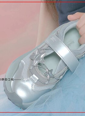 韩国代购rockfish联名illit厚底机能风休闲鞋星星装饰日常6cm单鞋