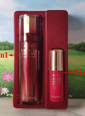 韩国正品代购 It’s skin 伊思精华红参蜗牛修复精华套盒面部精华