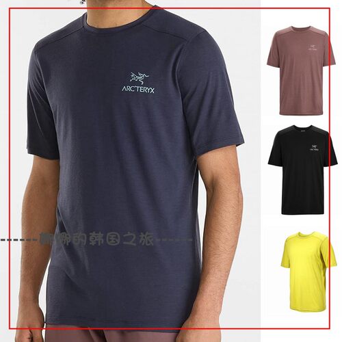 韩国代购ARCTERYX始祖鸟Ionia Merino Wool 休闲短袖男T恤 30713