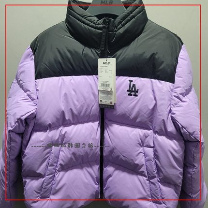 韩国代购MLB 羽绒服男女保暖时尚宽松运动休闲立领外套3ADJN0616
