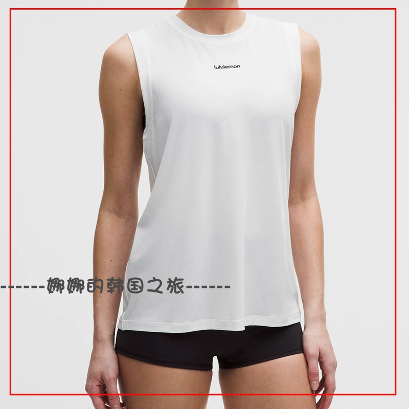 韩国代购lululemon露露乐蒙Jersey女士训练长款运动背心 LW1GD6S
