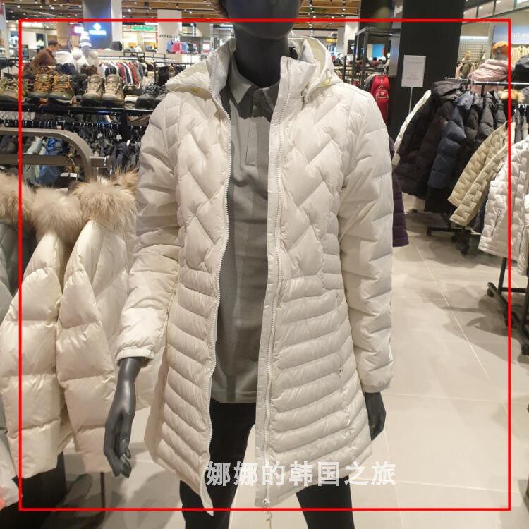 韩国直邮代购MILLET觅乐羽绒服女士冬季保暖鹅绒休闲长款外套
