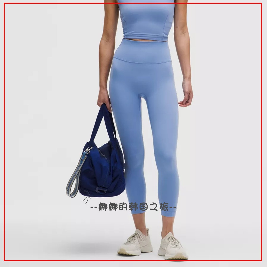 韩国代购lululemon Wunder Train No Line运动紧身裤24" LW5ILPA