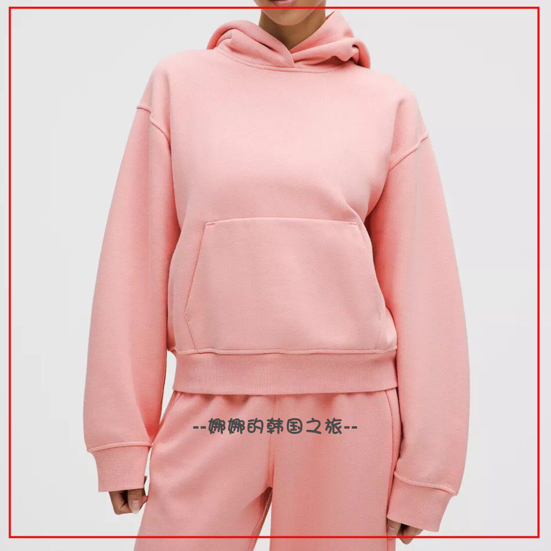 lululemon女加绒超宽松连帽卫衣