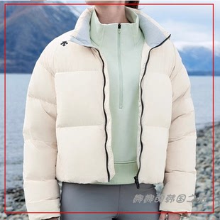 韩国代购冬新款训练运动列女士短款面包羽绒服外套D4492TDJ33