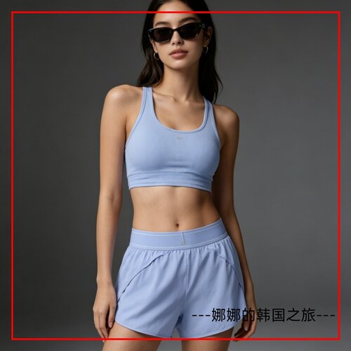 韩国代购ALO Ribbed Adore Tank运动背心吊带Match Point短裤套装