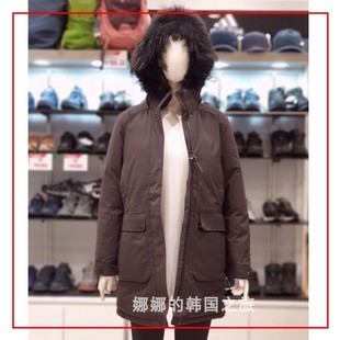 韩国直邮代购Montbell美山羽绒服女冬季保暖鹅绒休闲连帽加厚外套