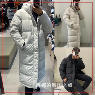 NEPA 韩国代购直邮22冬季男女户外连帽长款保暖鸭绒羽绒服7IF2022