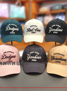 韩国代购MLB 软顶棒球帽子遮阳防晒帽男女同款鸭舌帽3ACPL033N