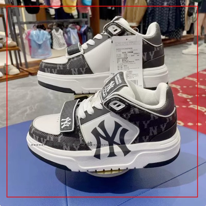 韩国代购MLB男女同款透气休闲户外百搭运动鞋中帮板鞋3ASXCDN3N