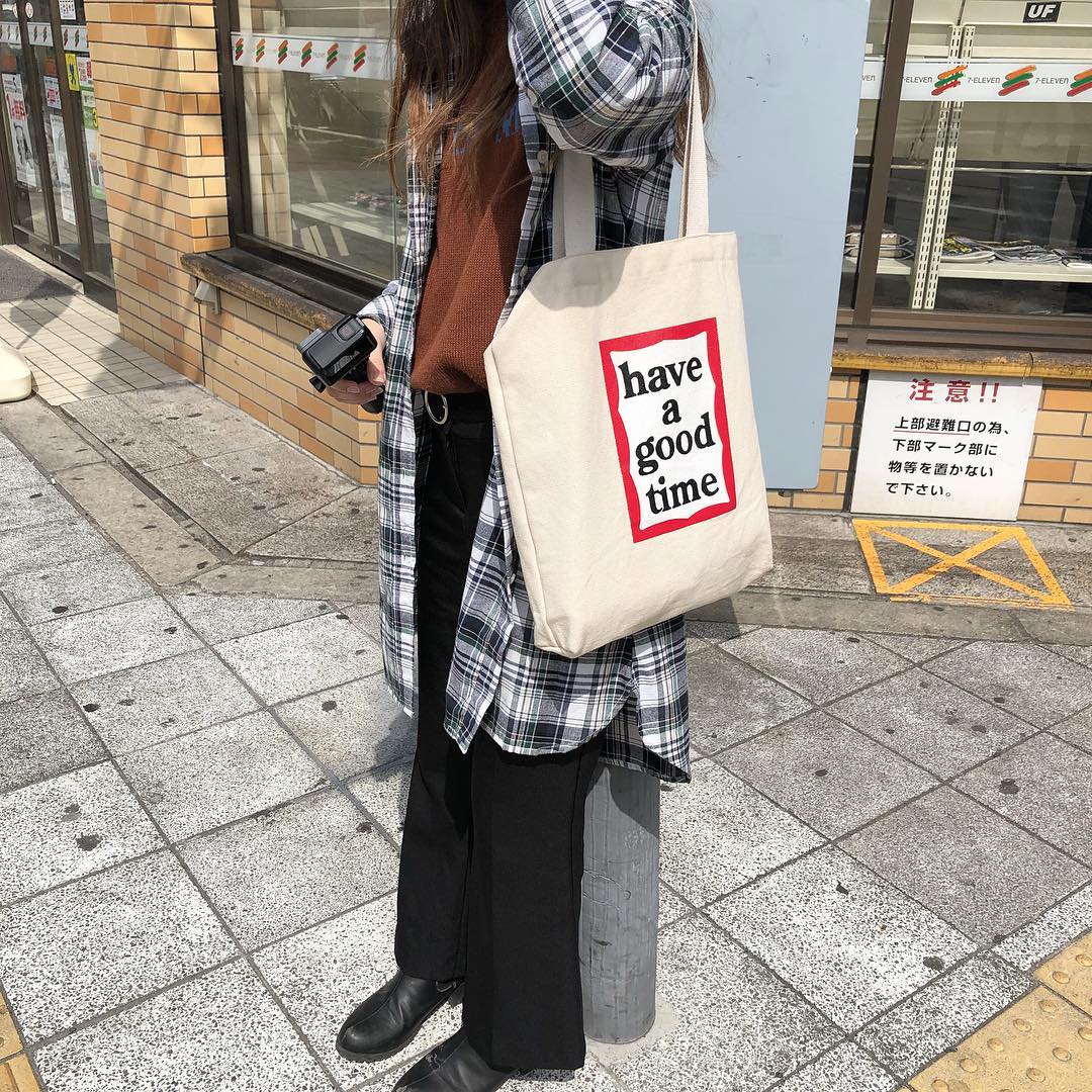 韩国正品代购设计师环保帆布袋