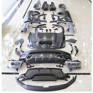 霸王龙TRX大包围前后叶子板套件前中网 适用道奇公羊RAM1500改装