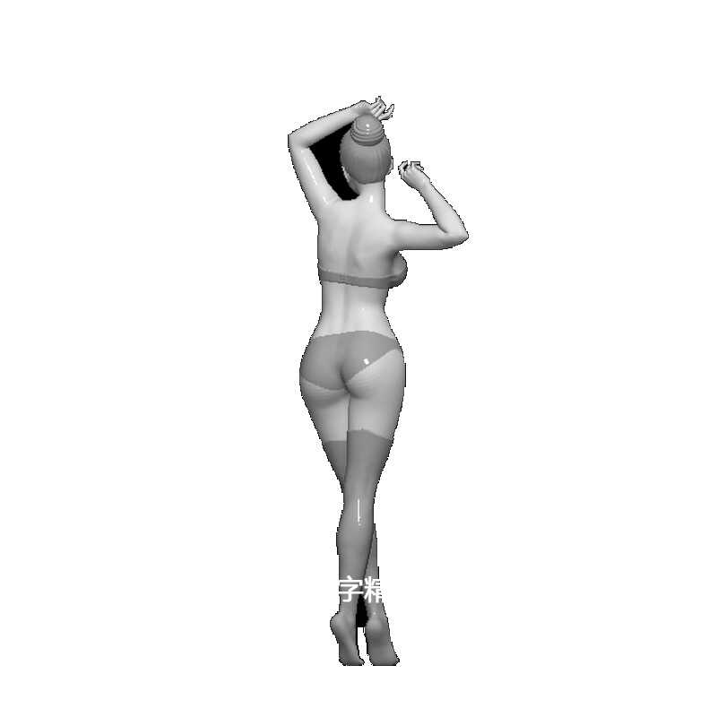 人体三维模型美女stl女性三维设计素材/源文件