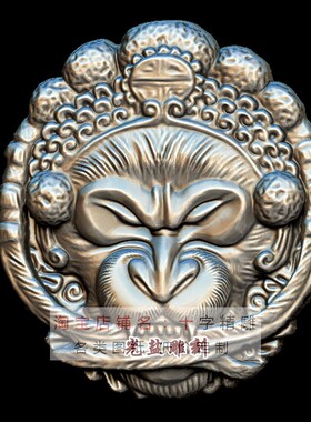 猴头三维模型猴子stl三维max生肖猴089犀牛rhino猴头浮雕3d打印