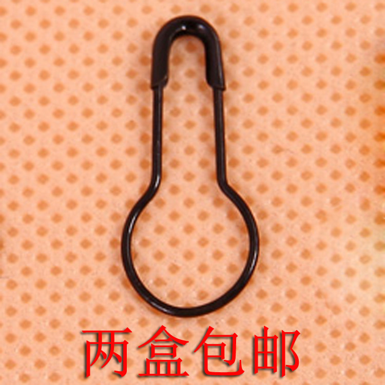 虎牌黑金色小号葫芦形别针扣