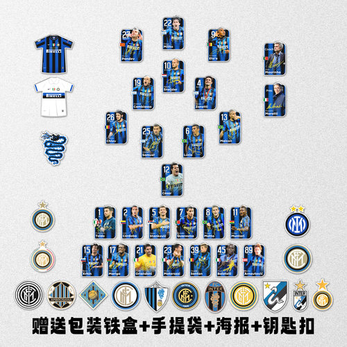 2010年国米阵容亚克力冰箱贴