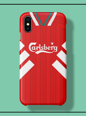 利物浦93-95赛季复古球衣iphone78XSMAXR 6s11Proplus磨砂手机壳