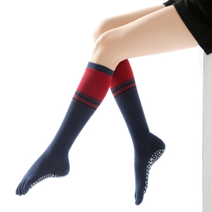 中筒防滑瑜伽袜长筒普拉提初学者瑜珈袜专业护膝女五指瑜伽袜子