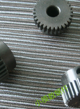 正齿轮 0.5模30齿 0.5M30T 凸台电机齿轮/直齿轮 内孔5 齿条齿轮