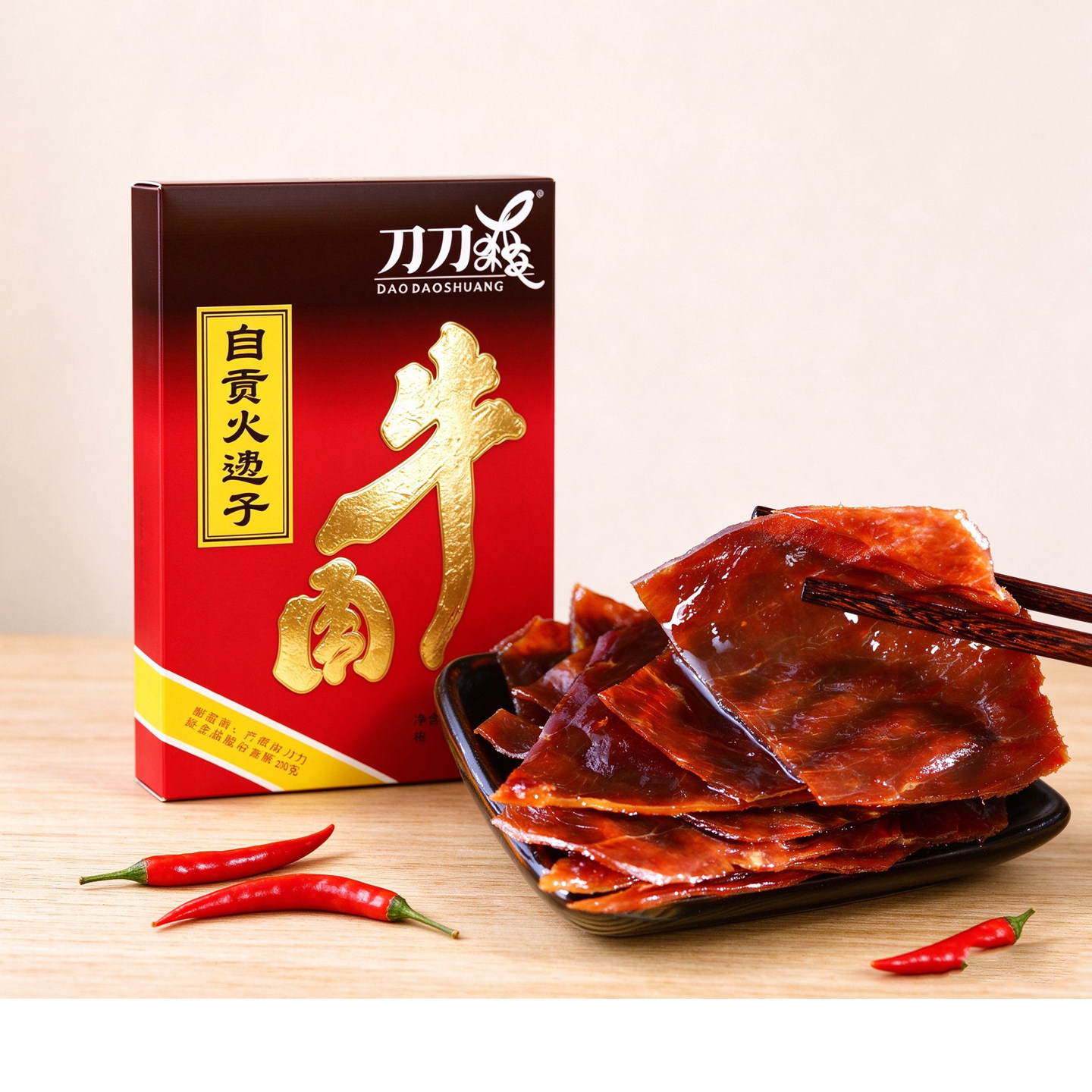 【礼盒系列】火边子牛肉丨刀刀爽自贡特产美食麻辣豇豆金条冷吃兔