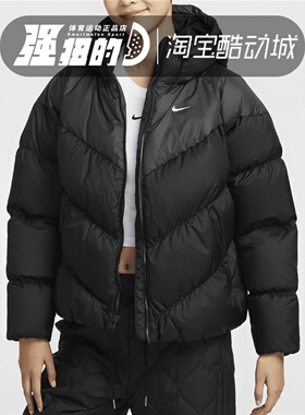Nike/耐克WINDPUFFER女子防风防泼水面包服羽绒服 HF7871-010-100