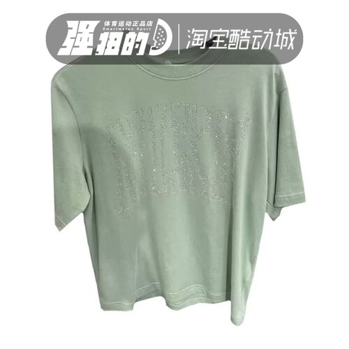 Nike/耐克 女子 印花透气运动休闲宽松圆领短袖T恤 IR7839-006