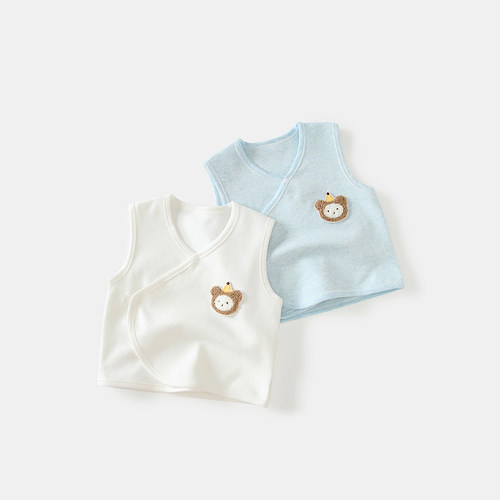 婴儿马甲春秋保暖背心小宝宝内穿