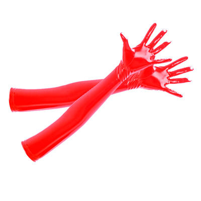 欧美朋克街舞演艺皮手套长款