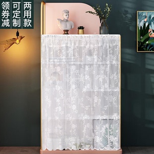 遮挡帘子可移动宿舍柜子橱柜帘免打孔折叠开合门帘门帘镜子遮挡帘