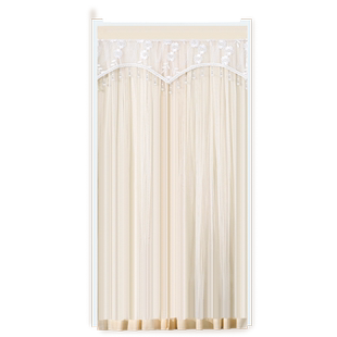 卫生间门帘防蚊家用四季纱帘夏季通用隔断帘免打孔卧室厨房纱门帘