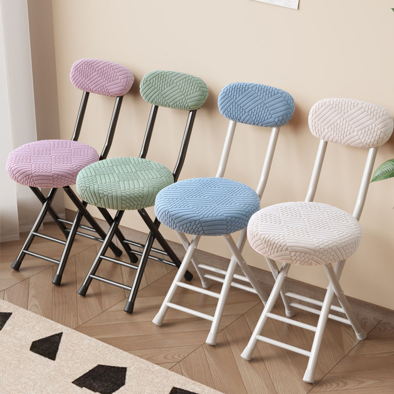 折叠椅靠背套罩家用餐椅套便携学生宿舍椅套阳台休闲折凳套圆凳套,居家布艺,椅套/椅垫,淘宝优惠券,粉丝福利购,淘宝优惠卷