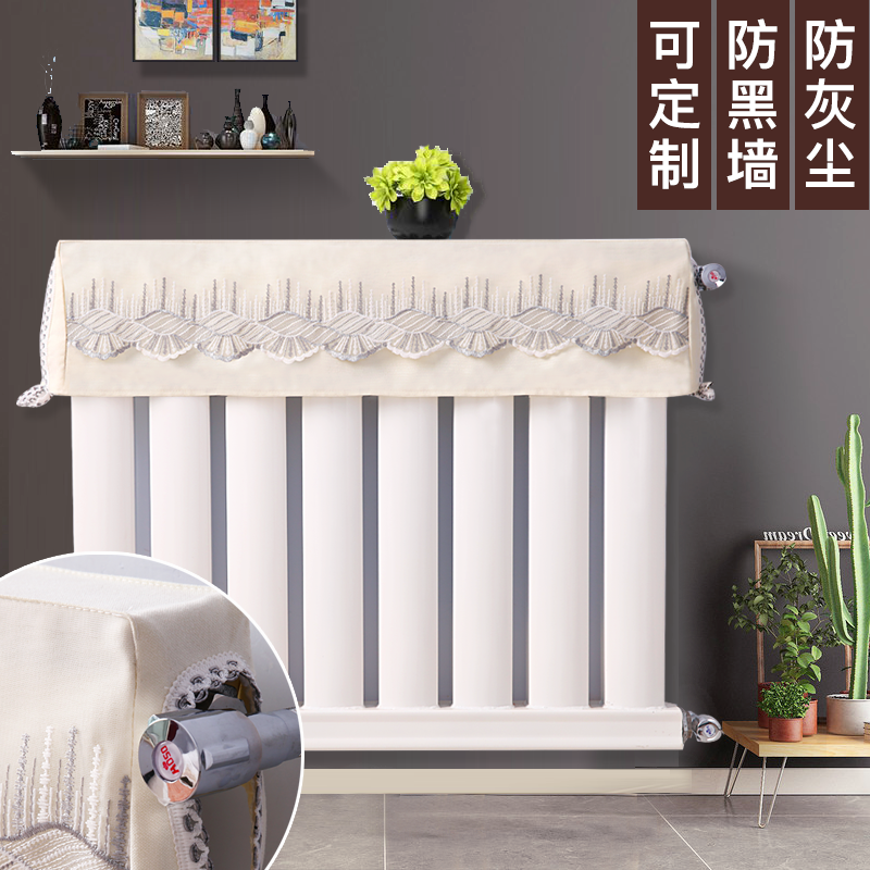 可定制布艺装饰新式半包暖气片罩