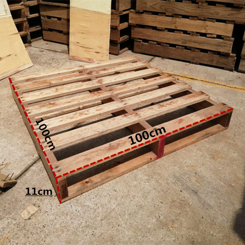 二手木托盘1*1米卡板垫仓板100*100cm货架专用托盘物流叉车用托盘