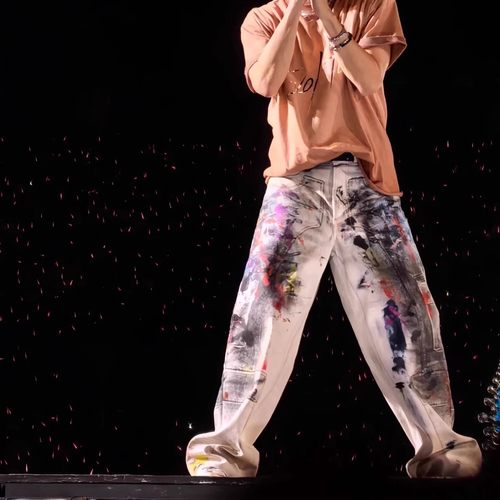 美式AC风格谢霆锋同款牛仔裤3D数