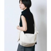 吖莎ASACotCod早安系列 男女同款 饺子包 中号布包可单肩斜挎手提