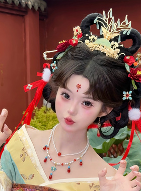 大无汉风原创小神仙魏晋制头饰
