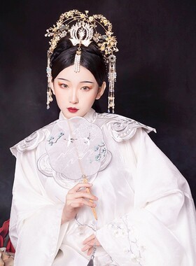 绝版展示汉尚华莲银兔圣母发冠