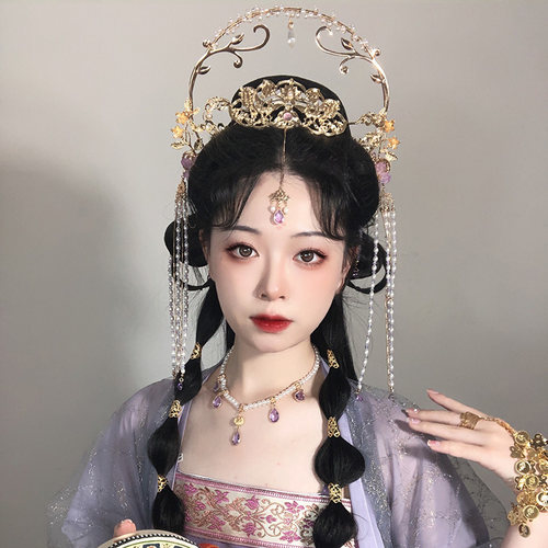 大无汉风团购价圣母冠华丽头饰