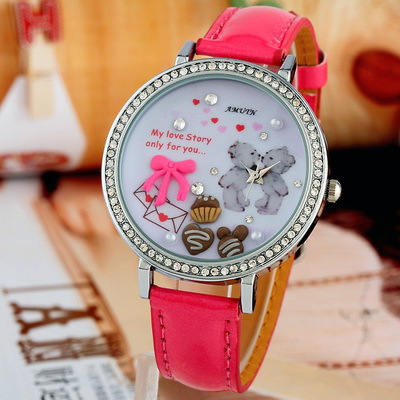 学生手表个性水钻DIY腕表