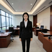 时尚 ol修身 套装 西装 女裤 西服正装 职业装 女职业装 工作服工装