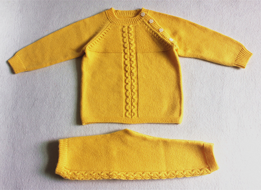 毛衣新生羊绒线0-6个满月送礼